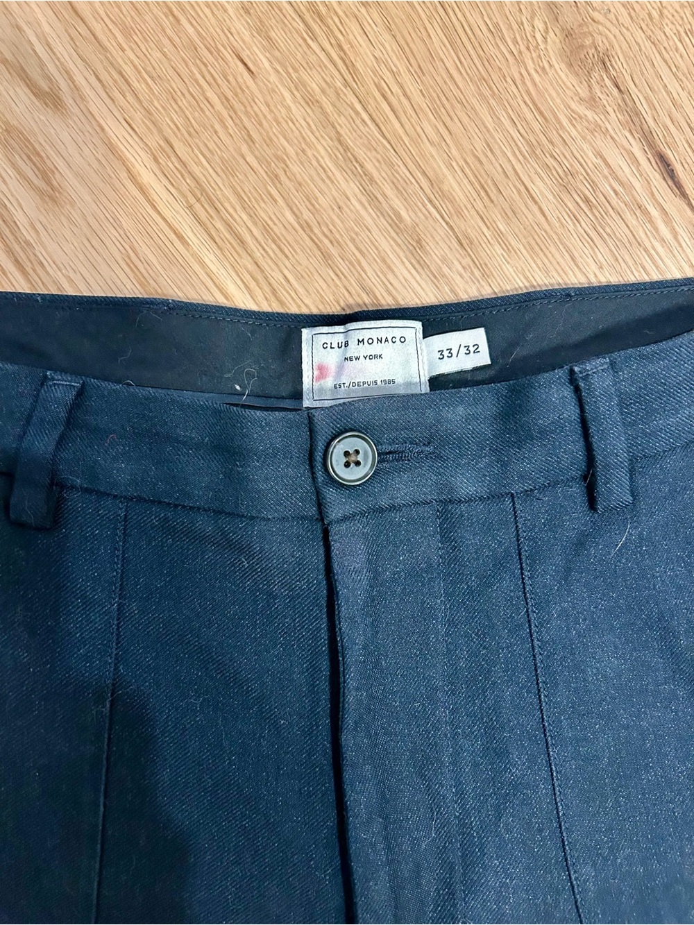 Club Monaco Wool Cotton Dress Cargo Pants 33